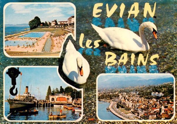 Evian-les-Bains 74 Centre nautique Embarcadere Vue general