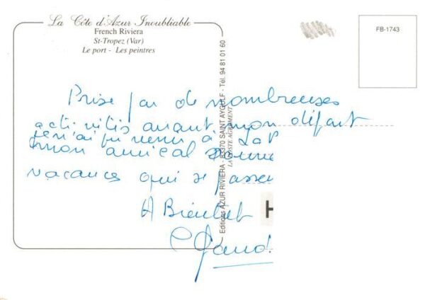 Saint Tropez Var Le Port Les peintres – Bild 2