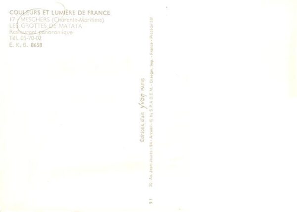 Meschers-sur-Gironde 17 Charente-Maritim Les Grottes de Matata Restaurant – Bild 2