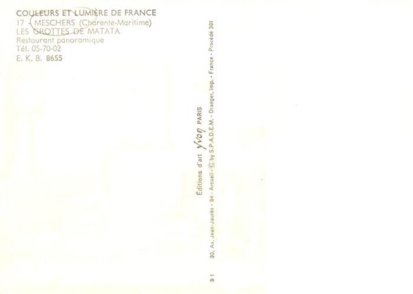 Meschers-sur-Gironde 17 Charente-Maritim Les Grottes de Matata Restaurant – Bild 2
