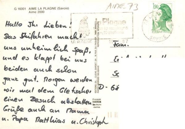 Aime 73 Savoe La Plagne – Bild 2