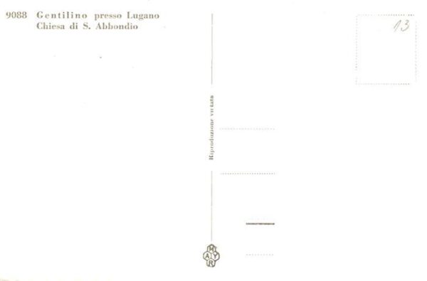 Gentilino TI Chiesa di S. Abbondio Lago di Lugano Al – Bild 2
