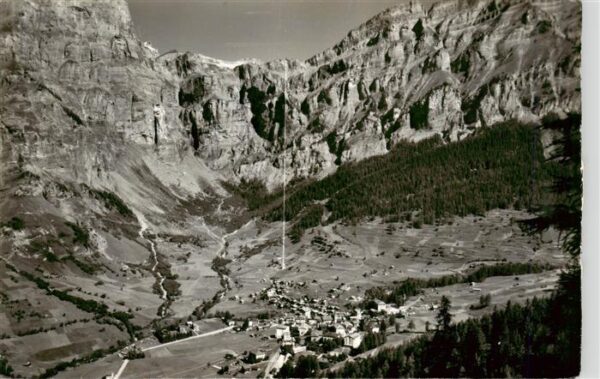Leukerbad Loueche-les-Bains VS Panorama mit Luftseilbahn Leukerbad - G