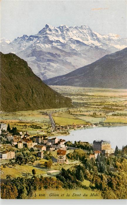 Glion  VD et la Dent du Midi