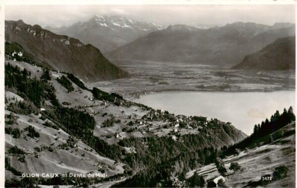 Glion  VD Caux et Dents du Midi