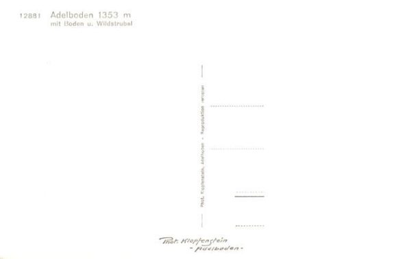 Adelboden BE mit Boden und Wildstrubel – Bild 2
