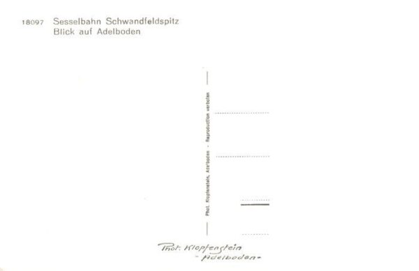 Adelboden BE mit Sesselbahn Schwandfeldspitz – Bild 2