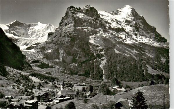 Grindelwald BE mit Fischerhörner Hörnli und Eiger