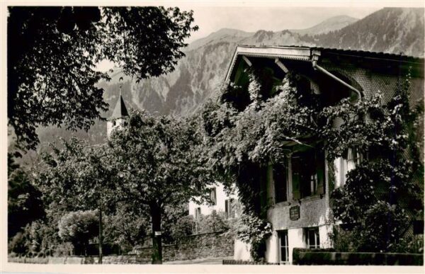 Brienz Brienzersee BE Geburtshaus vom schweizer Dichter Heinr