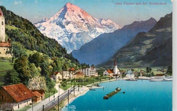 Flueelen UR Panorama Vierwaldstättersee Blick gegen