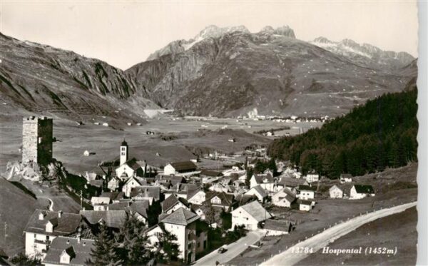 Hospental Hospenthal UR Panorama Alpen