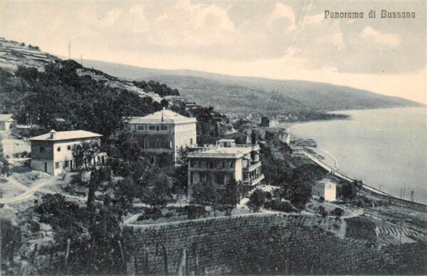 Bussana Vecchia San Remo Liguria IT Kuestenpanorama