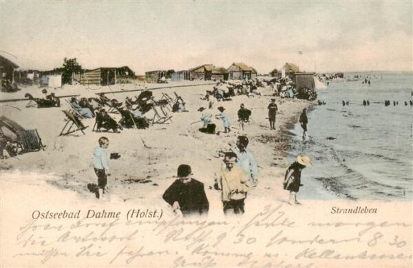 Dahme  Ostseebad Holstein Strandleben