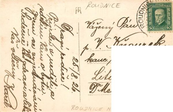 Roudnice nad Labem Raudnitz CZ Teilansicht – Bild 2