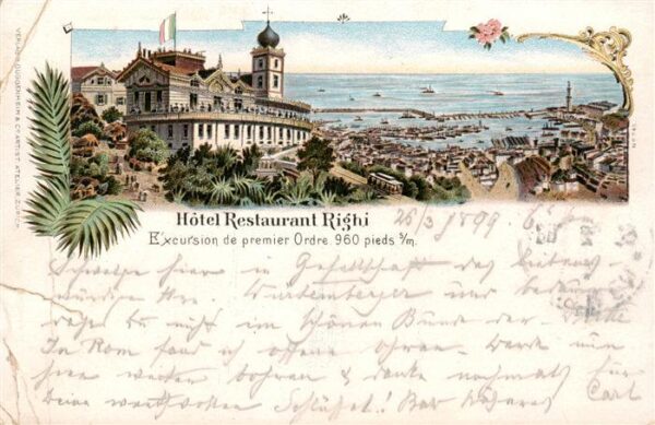 Genova Genua Liguria IT Hotel Restaurant Righi