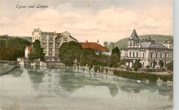Tynec nad Labem Elbeteinitz CZ Teilansicht