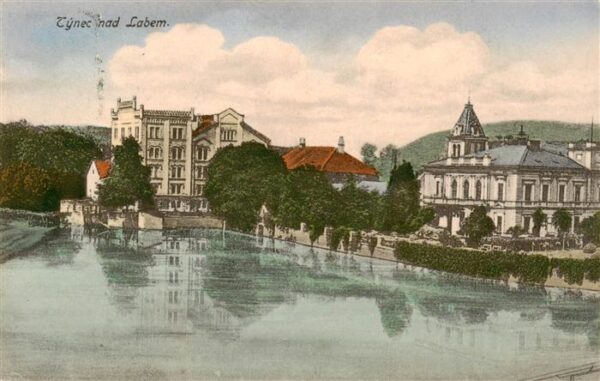 Tynec nad Labem Elbeteinitz CZ Teilansicht