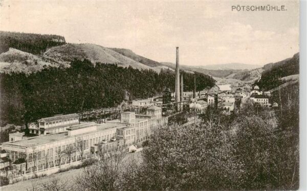 Poetschmuehle Vetrni u Ceskeho Krumlova Wettern CZ Panorama
