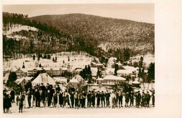 Herrenalb Bad Herrenalb Panorama Wintersportplatz Skikurs