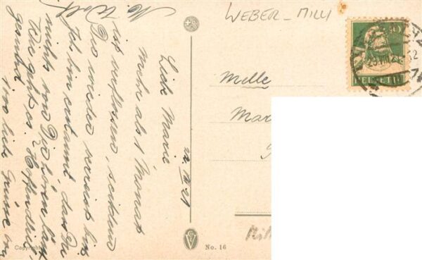 Weber Milli Kuenstlerkarte Rotkaeppchen – Bild 2