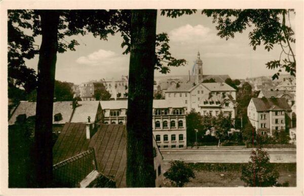Vejprty Weipert CZ Blick zum Stadtzentrum