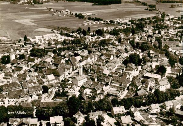 Isny Allgaeu Fliegeraufnahme