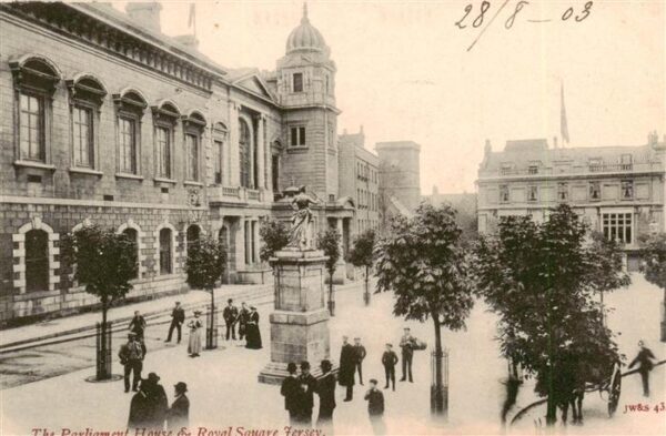 Jersey Kanalinsel Parliament House and Royal Square