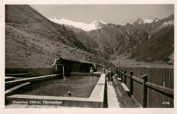 Hintertux Zillertal Thermalbad Freibad Alpen
