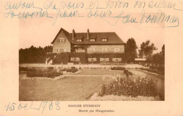 Meerle Hoogstraeten Belgie Manoir Ipenrooy