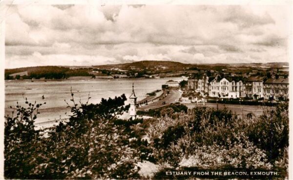 Exmouth  UK Estuary from the Beacon