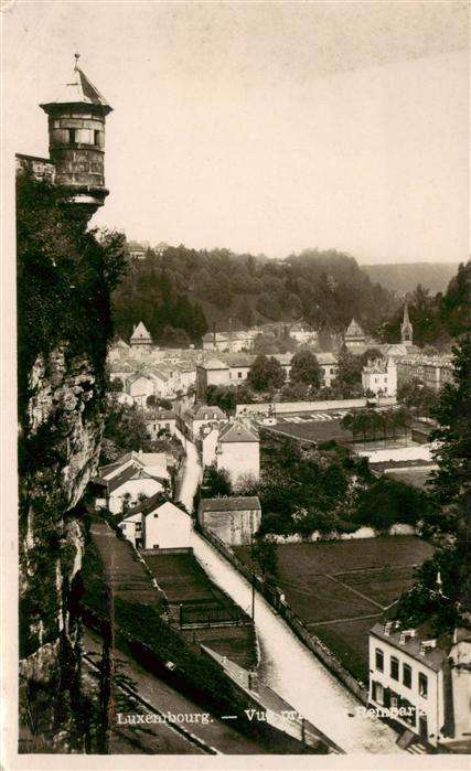 Luxembourg  Luxemburg Vue près des remparts