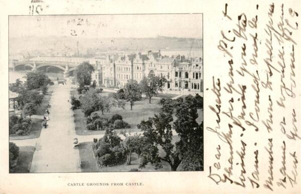 Brighton  East Sussex UK Castle Grounds from Castle