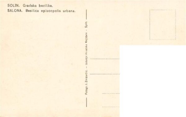 Solin Salona Croatia Gradska bazilika – Bild 2