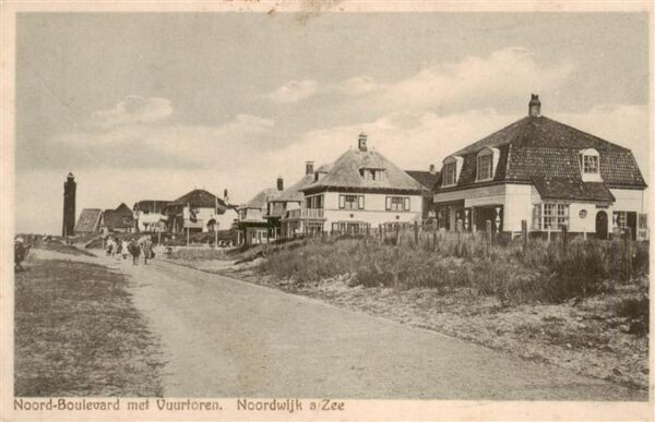 Noordwijk aan Zee Nordwijk NL Noord Boulevard met Vuurtoren