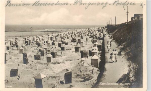 Langeoog Nordseebad Strandpartie