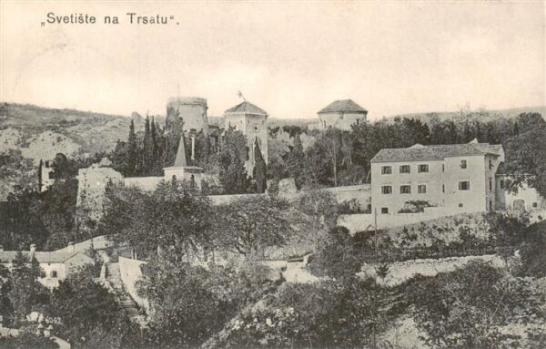 Svetiste na Trsatu Rijeka Fiume Susak Croatia Panorama