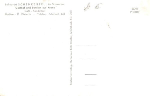 Schenkenzell Gasthof Pension zur Krone – Bild 2