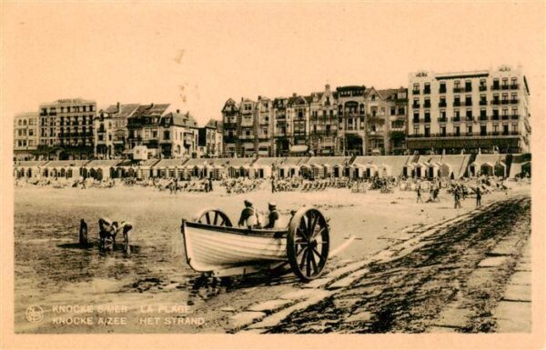 Knocke Knocke-sur-Mer Knokke-Heist Belgie La plage