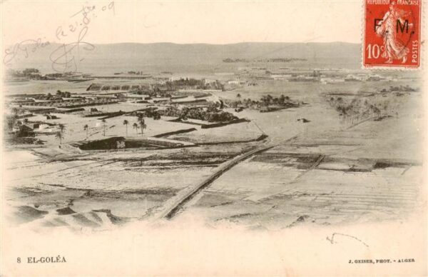 El-Golea Algerie Fliegeraufnahme