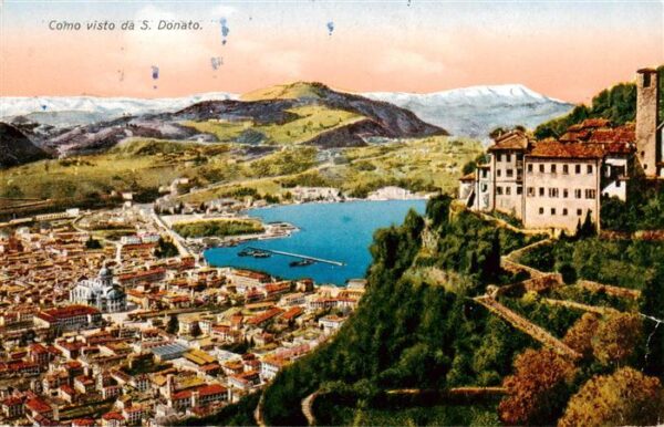 Como  Lago di Como visto da San Donato