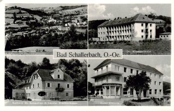 Bad Schallerbach Oberoesterreich AT Panorama Kurheime Hotel Viktoria