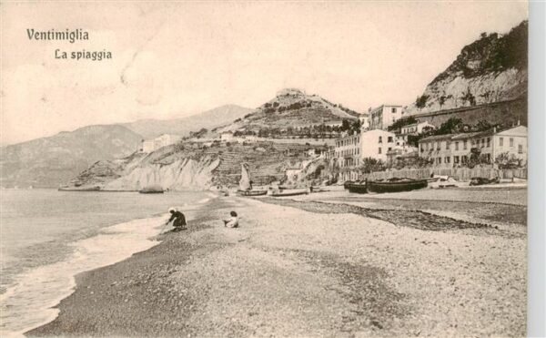 Ventimiglia Vintimille Liguria IT La spiaggia