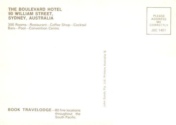Sydney  NSW Australia The Boulevard Hotel at night – Bild 2