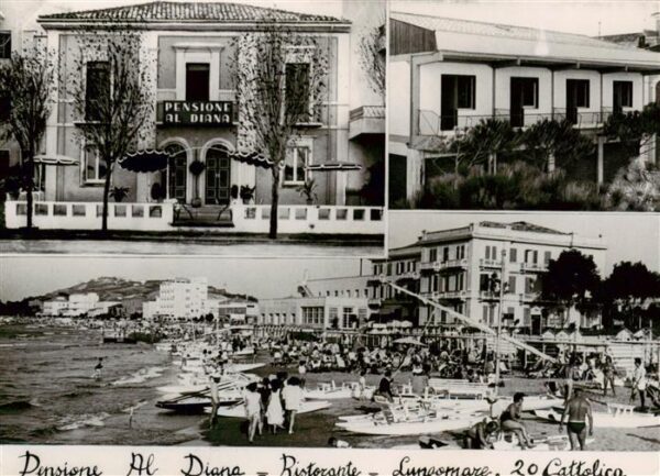 Cattolica  Provincia Rimini IT Pensione Al Diana Ristorante Spiaggia