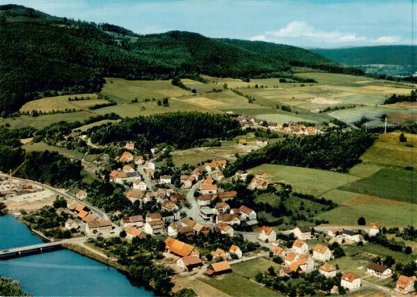 Hemfurth-Edersee Edertal Fliegeraufnahme