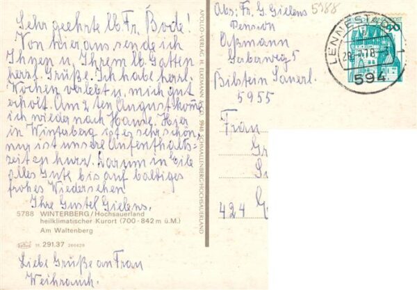 Winterberg  Hochsauerland NRW Am Waltenberg – Bild 2