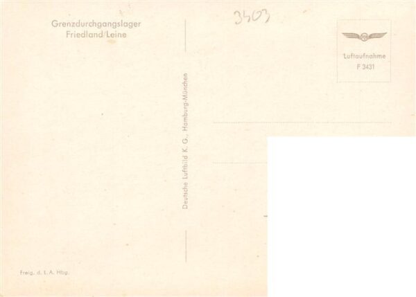 Friedland Leine Goettingen Grenzdurchgangslager – Bild 2