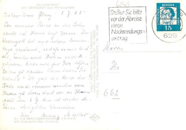 Odersbach Weilburg Fliegeraufnahme – Bild 2