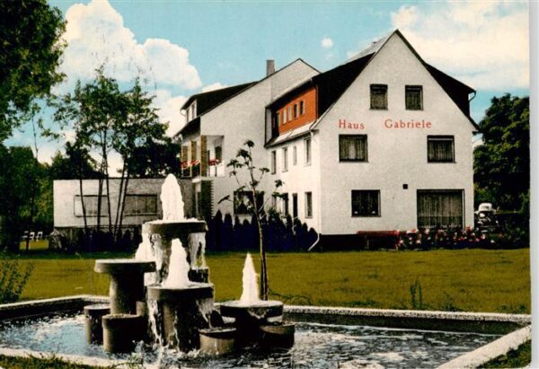 Hausen Westerwald Pension Abel Haus Gabriele Brunnen