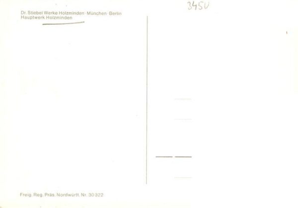 Holzminden Weser Niedersachsen Dr. Stiebel Werke Hauptwerk – Bild 2